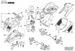 Bosch 3 600 HA4 309 Rotak 43 M Lawnmower 230 V / Eu Spare Parts